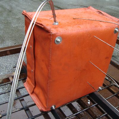 Fire Test and Simulation of Thermal Blanket