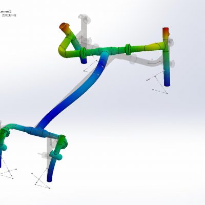 Pipeline Crossover Vibration Measurement and Simulation